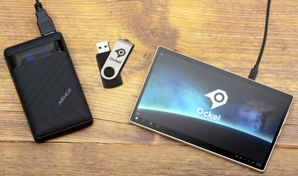 Ockel Sirius A shrinks a PC into your palm, adds a 6-inch touchscreen