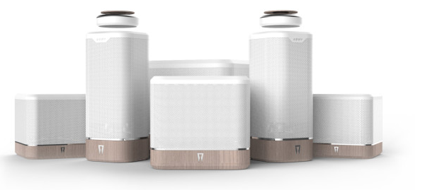 Spaco compact speakers save space and work via voice control
