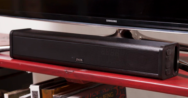 AccuVoice speaker makes TV dialogue rise above the noise