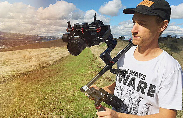 Daisho, in a dash, transforms your camera gimbal into shoulder rig